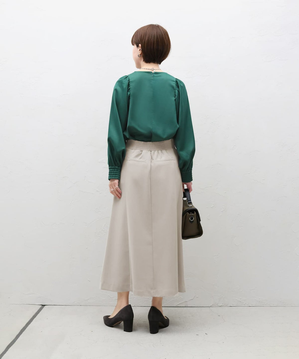 着用イメージ 153㎝　Sサイズ　グレージュ