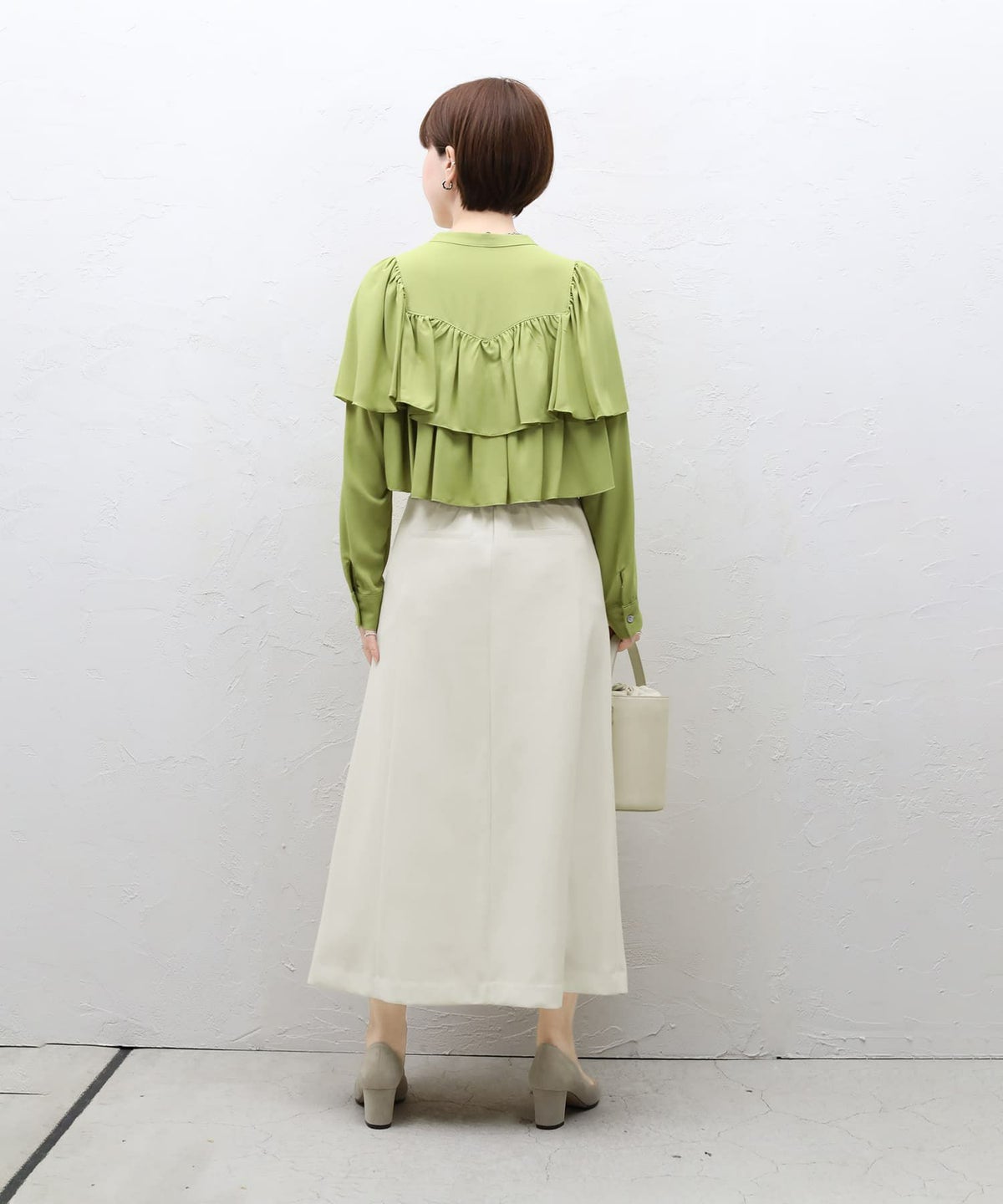 着用イメージ 153㎝　Sサイズ　オフホワイト