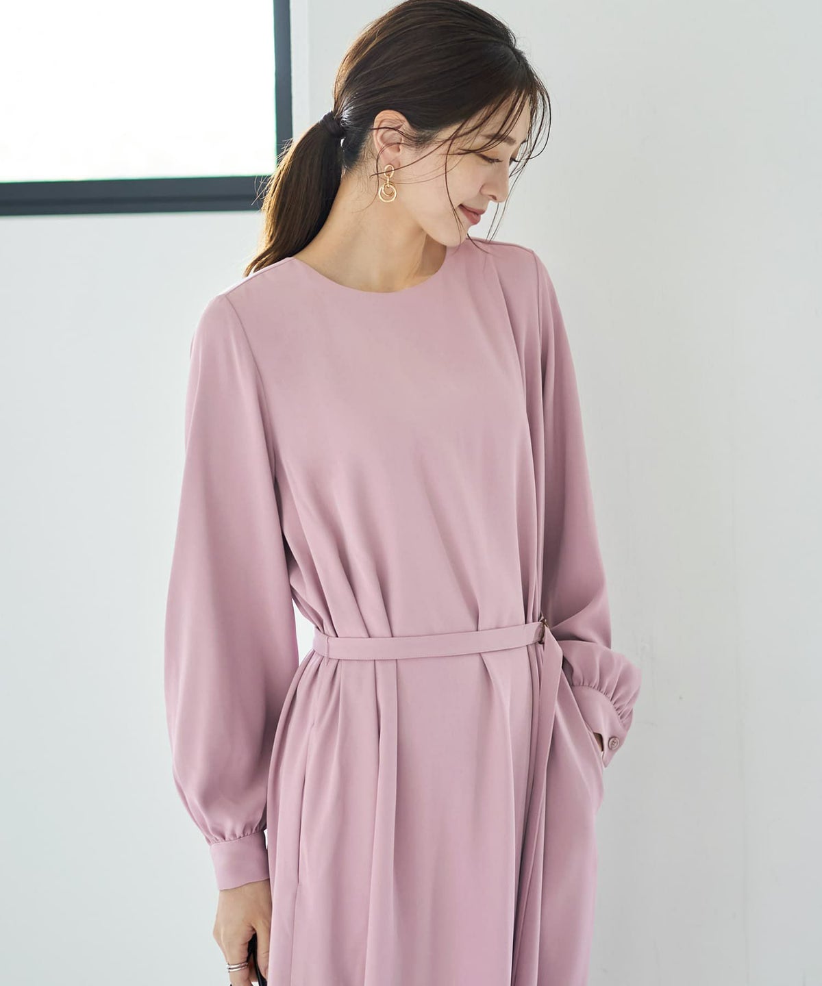 着用イメージ 167cm ピンク 02サイズ