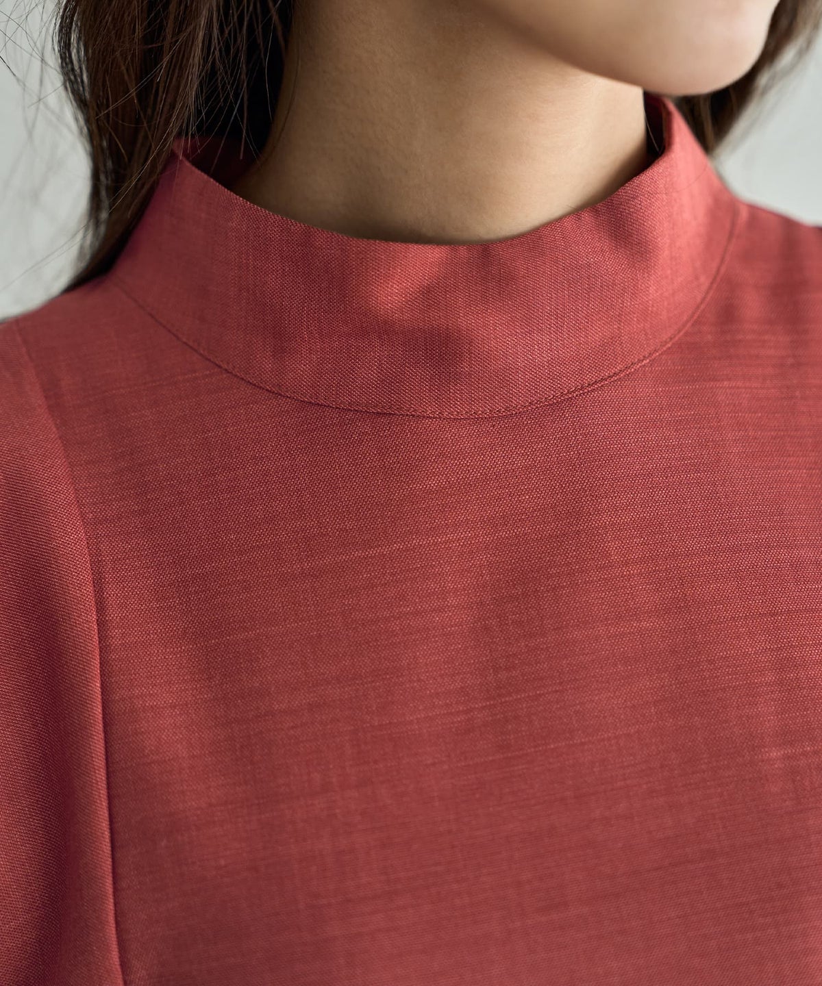 着用イメージ 165cm 着用サイズ 02 ブラッドオレンジ