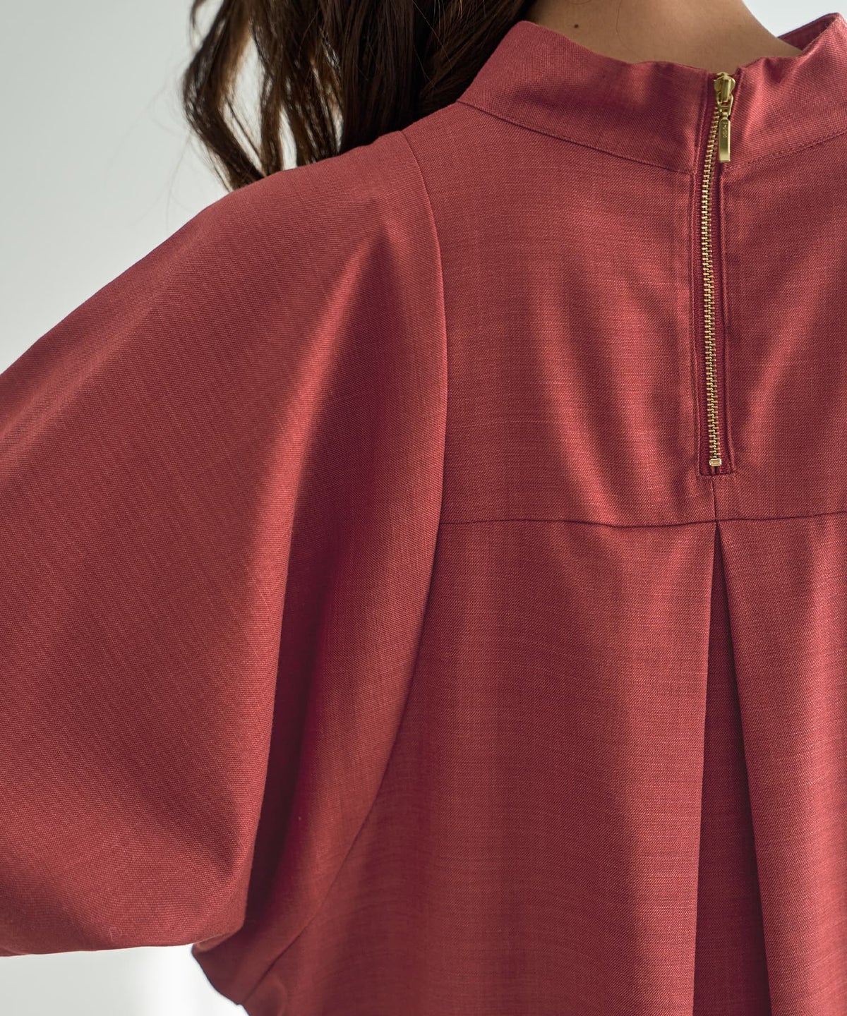 着用イメージ 165cm 着用サイズ 02 ブラッドオレンジ