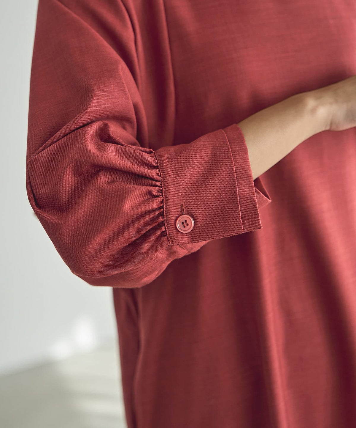 着用イメージ 165cm 着用サイズ 02 ブラッドオレンジ