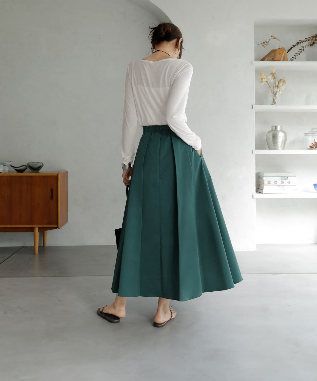 着用イメージ　166cm 02サイズ グリーン