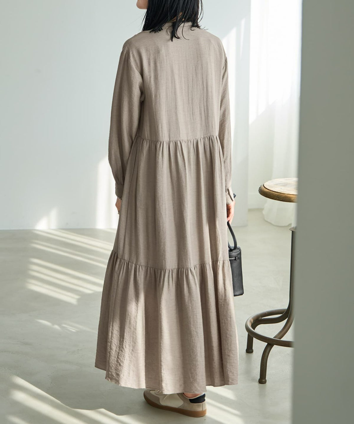 着用イメージ 164cm 02サイズ サンドベージュ