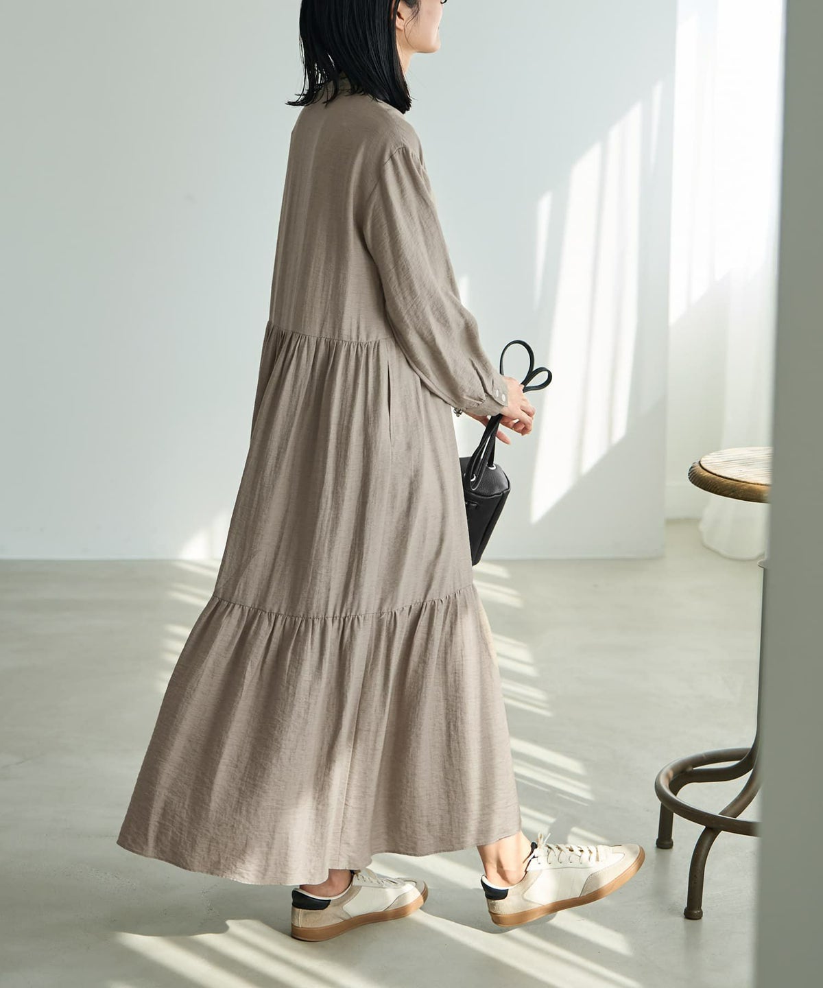 着用イメージ 164cm 02サイズ サンドベージュ