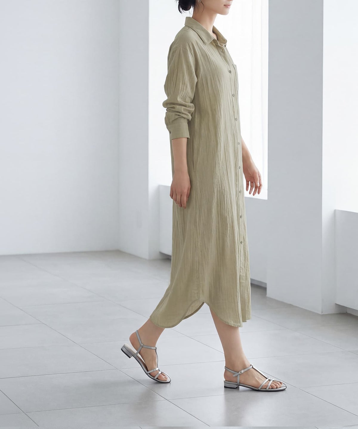 着用イメージ 163cm セージ