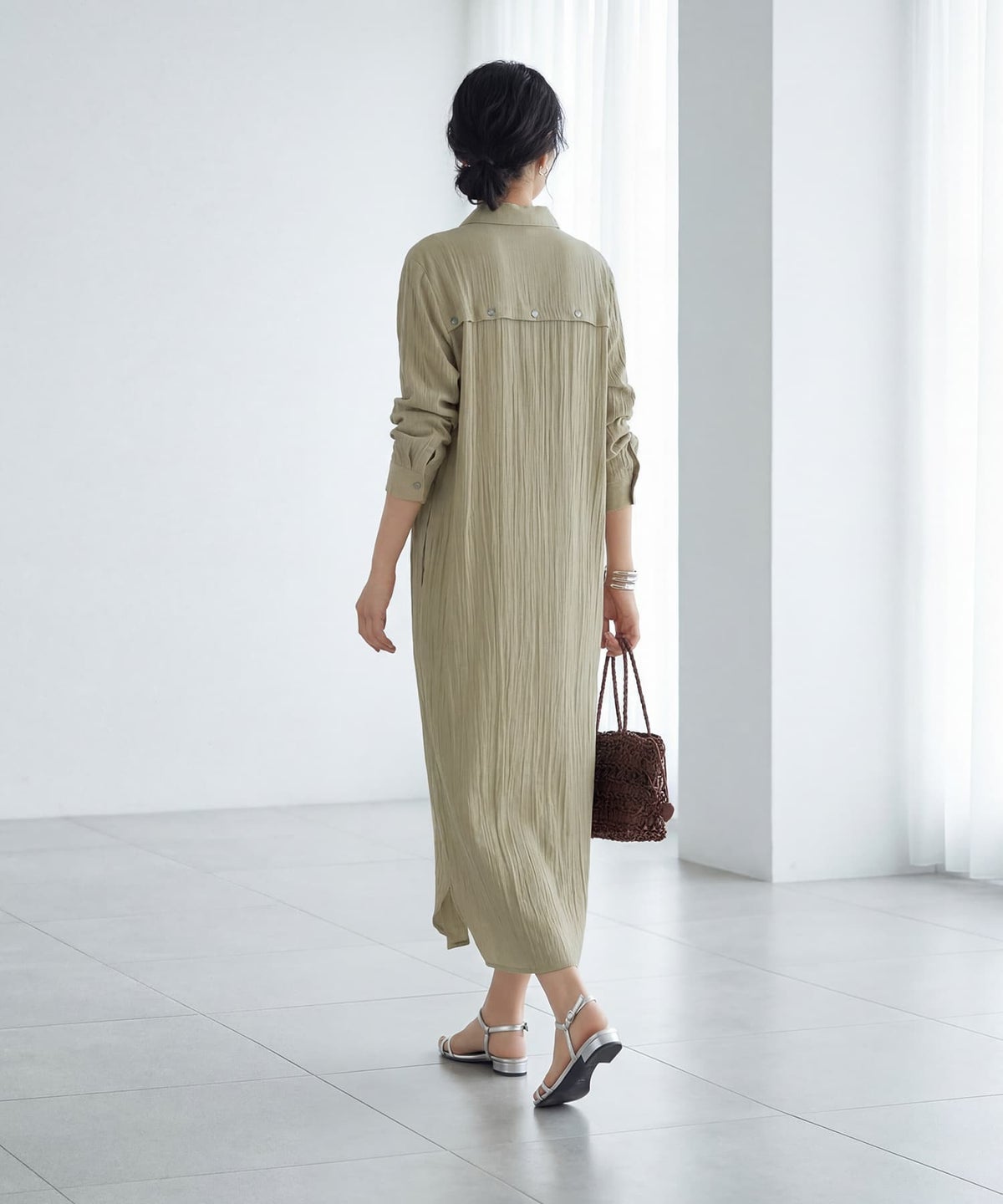 着用イメージ 163cm セージ
