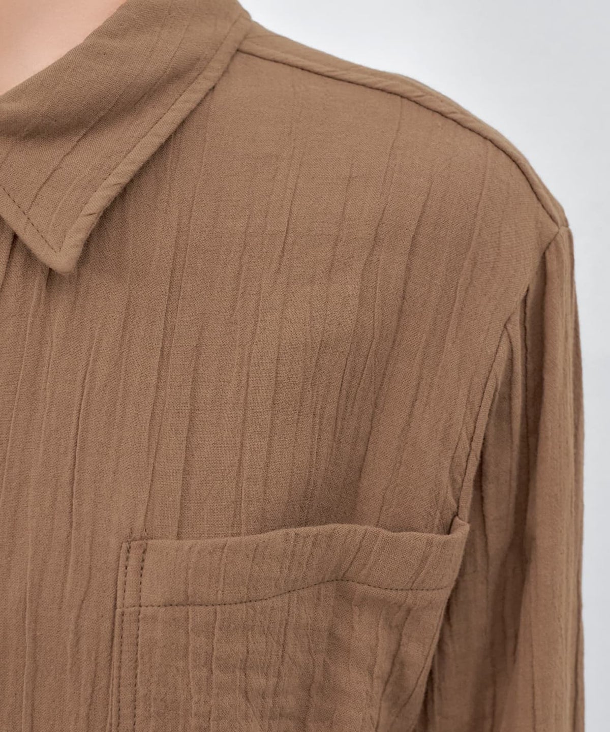 着用イメージ 163cm ライトブラウン