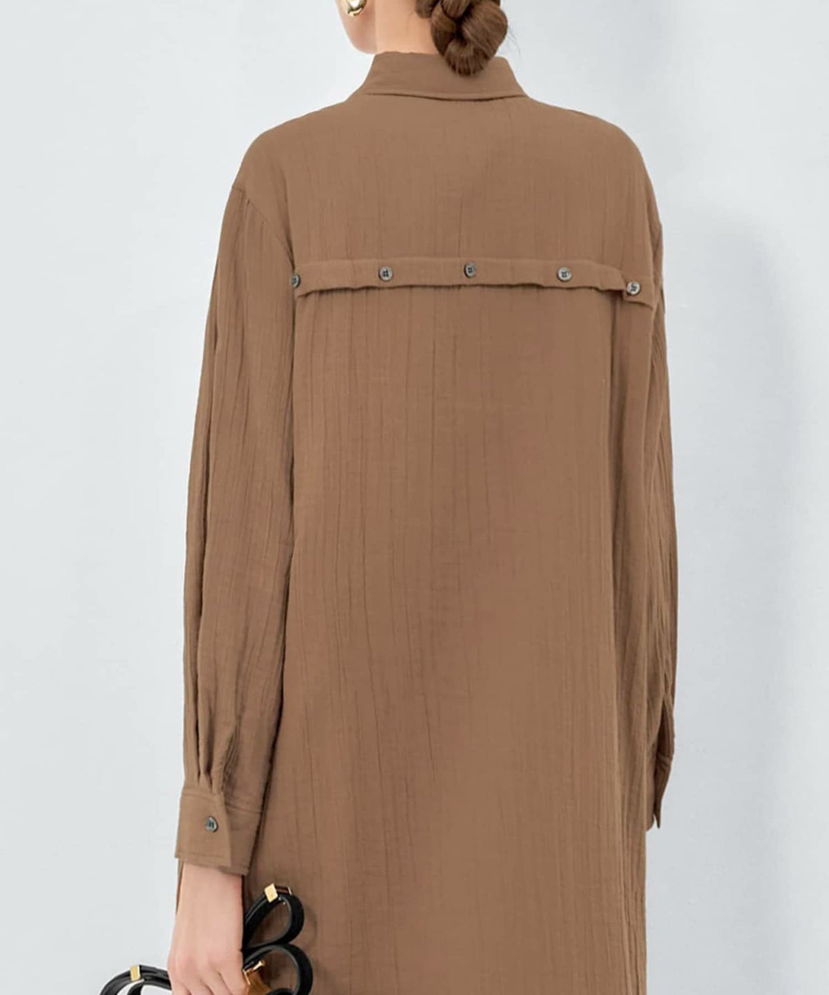 着用イメージ ライトブラウン