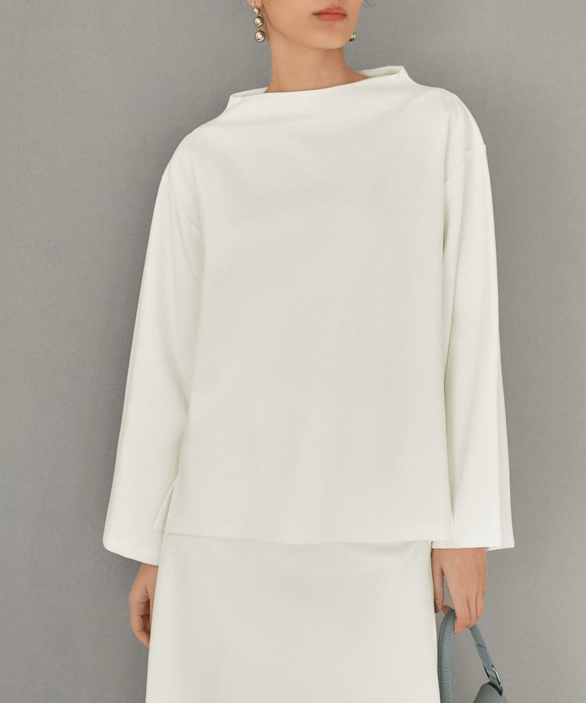 着用イメージ 165cm 着用サイズ 02 アイボリー