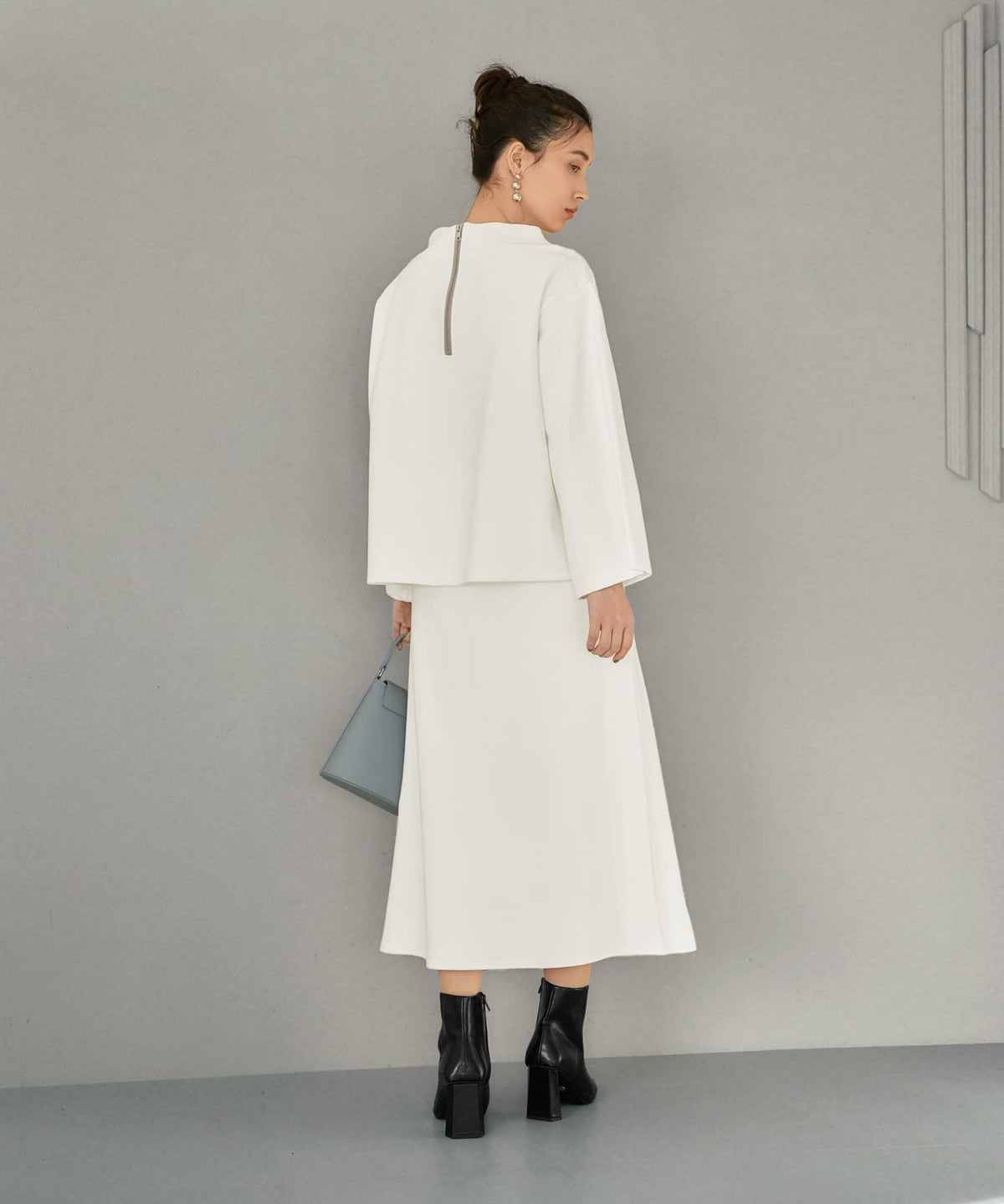 着用イメージ 165cm 着用サイズ 02 アイボリー