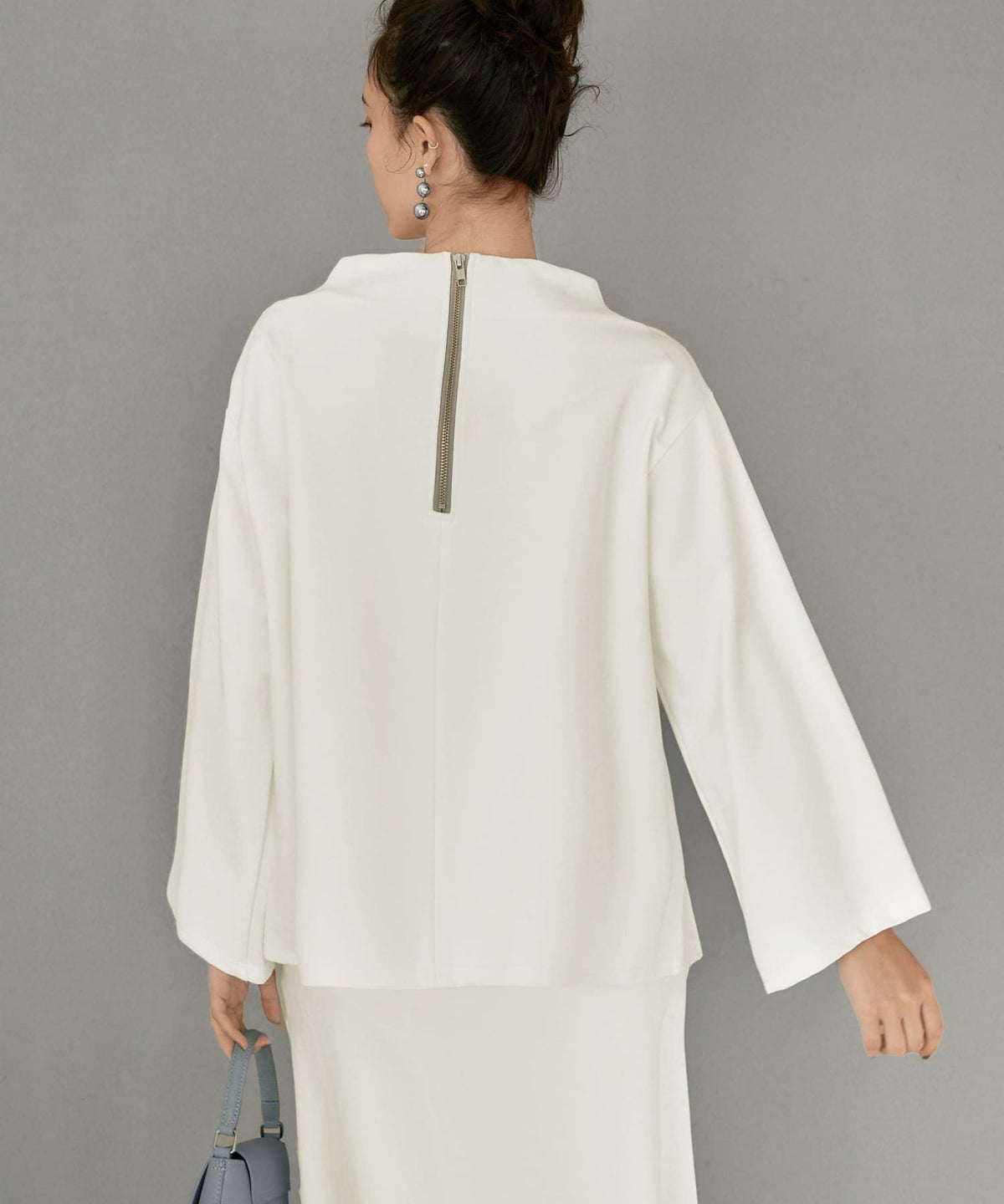 着用イメージ 165cm 着用サイズ 02 アイボリー