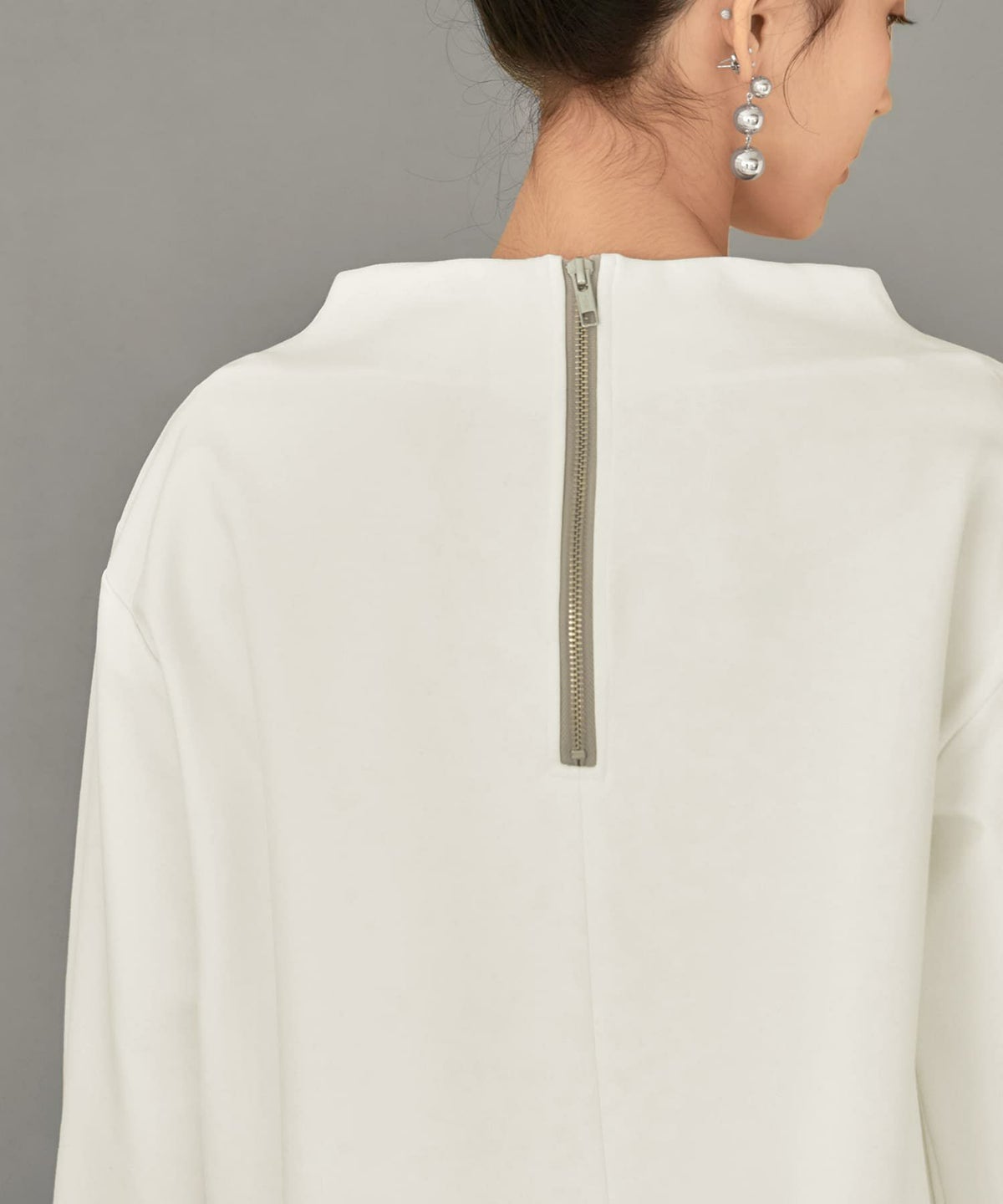 着用イメージ 165cm 着用サイズ 02 アイボリー