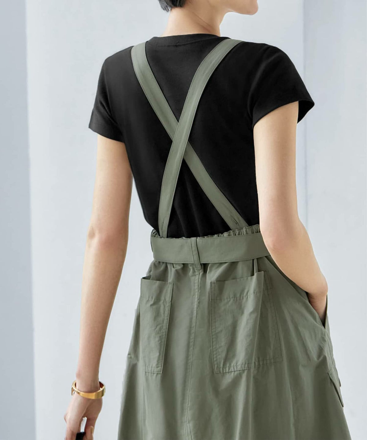 着用イメージ 157cm アースグリーン