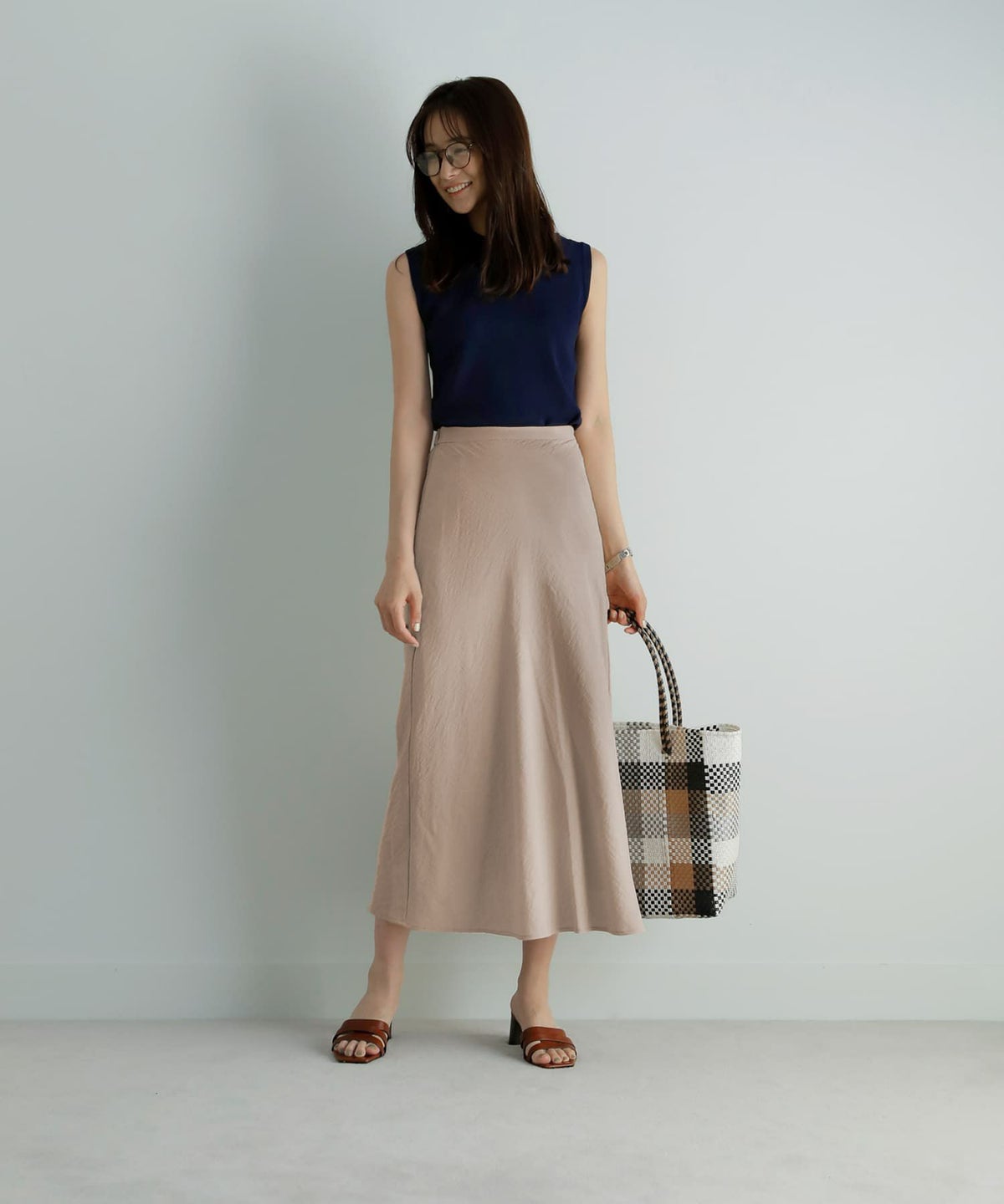 着用イメージ 167cm 02サイズ ベージュ