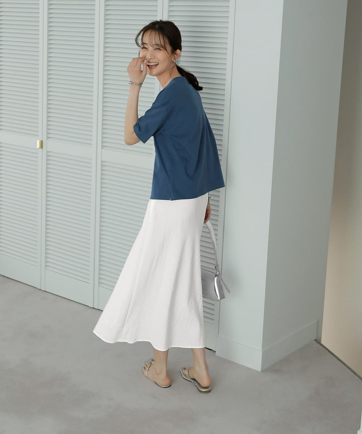 着用イメージ 167cm 02サイズ ホワイト