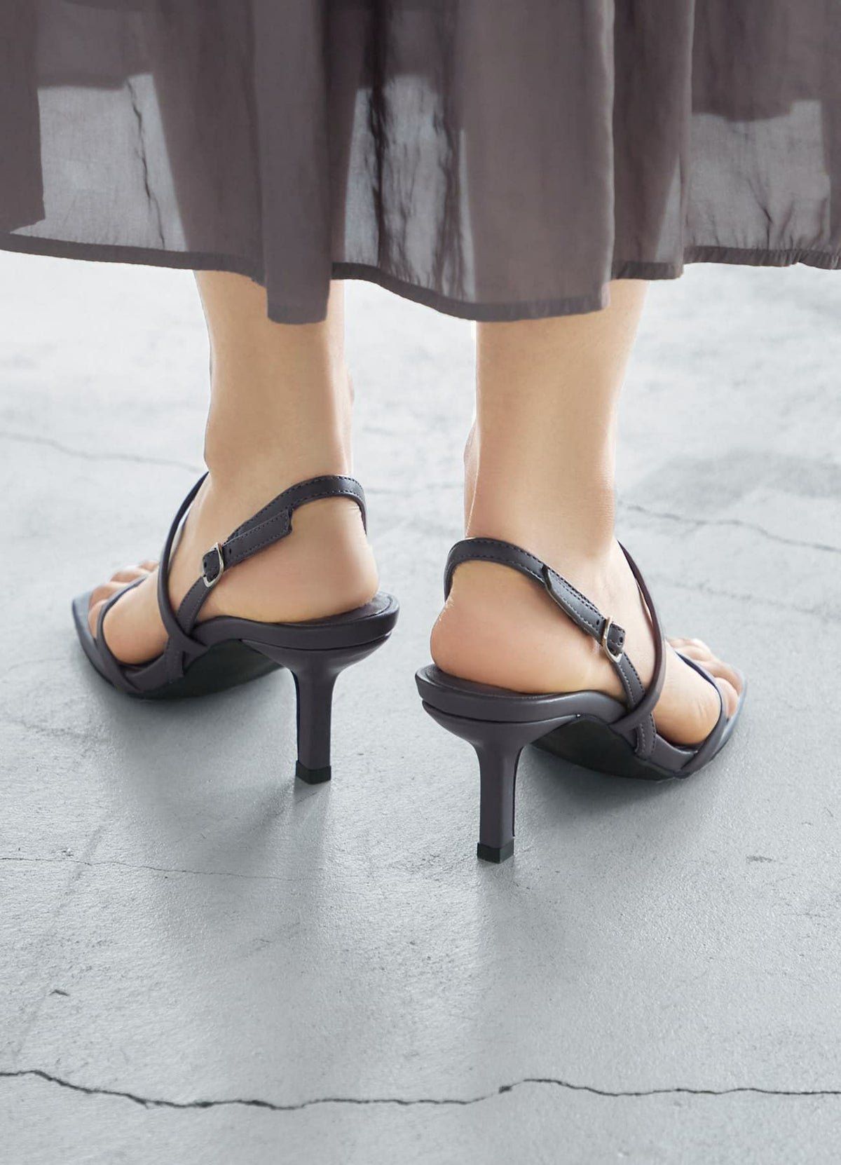 着用イメージ 168cm セピアグレー