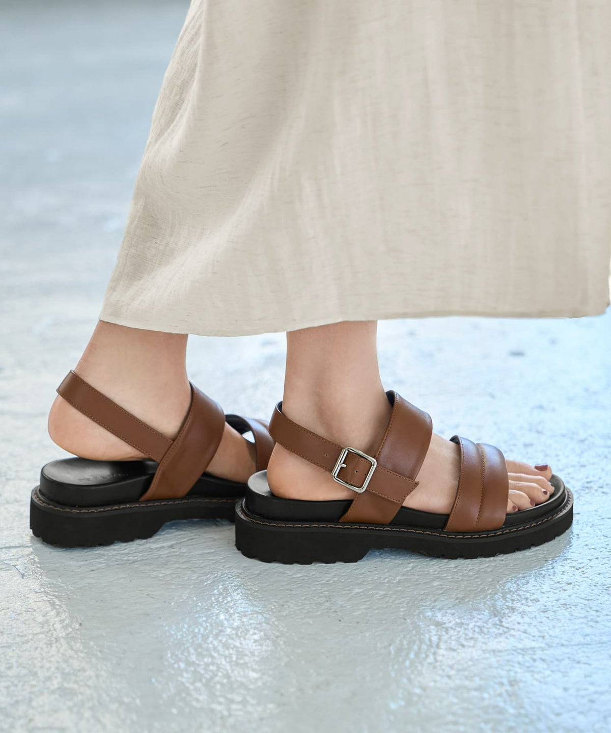 着用イメージ　ブラウン