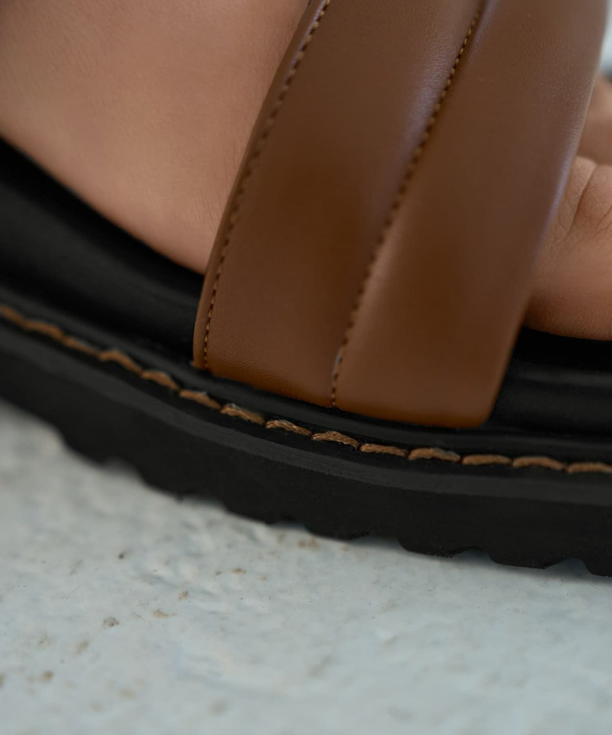 着用イメージ　ブラウン