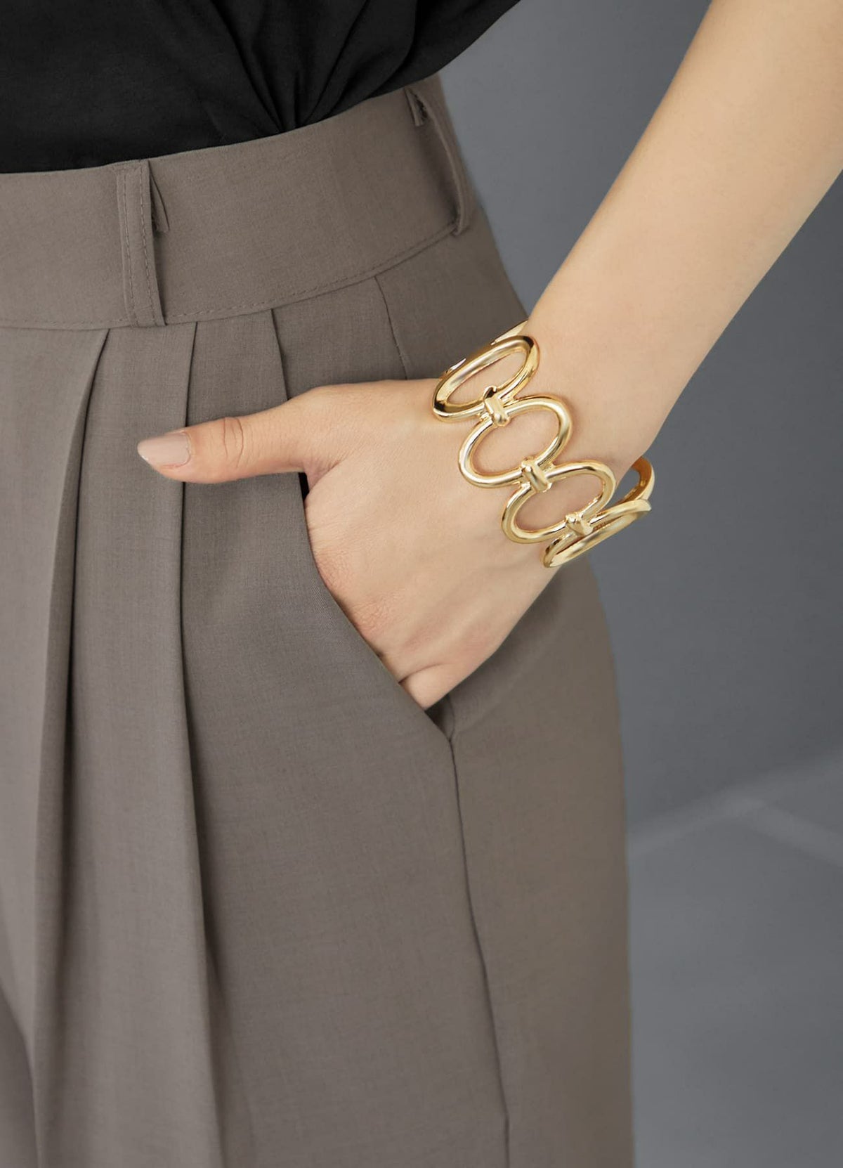 着用イメージ 165cm ゴールド