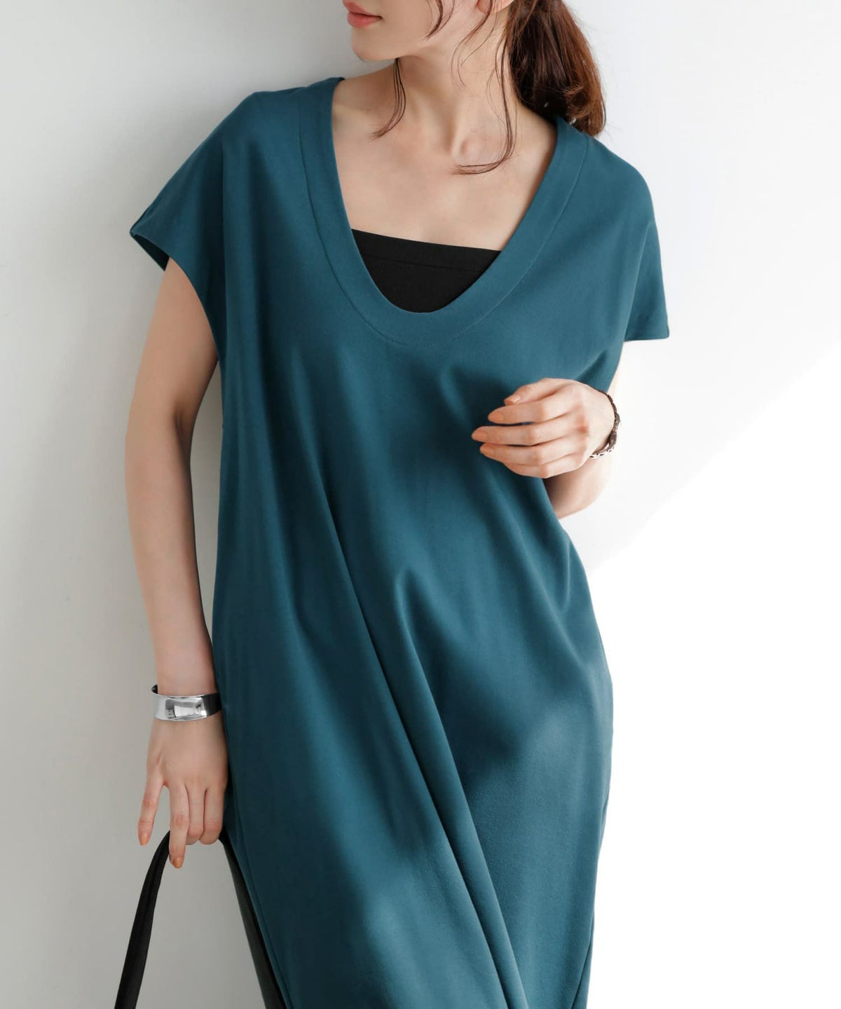 着用イメージ 166cm 着用サイズ 02 ダークブルー