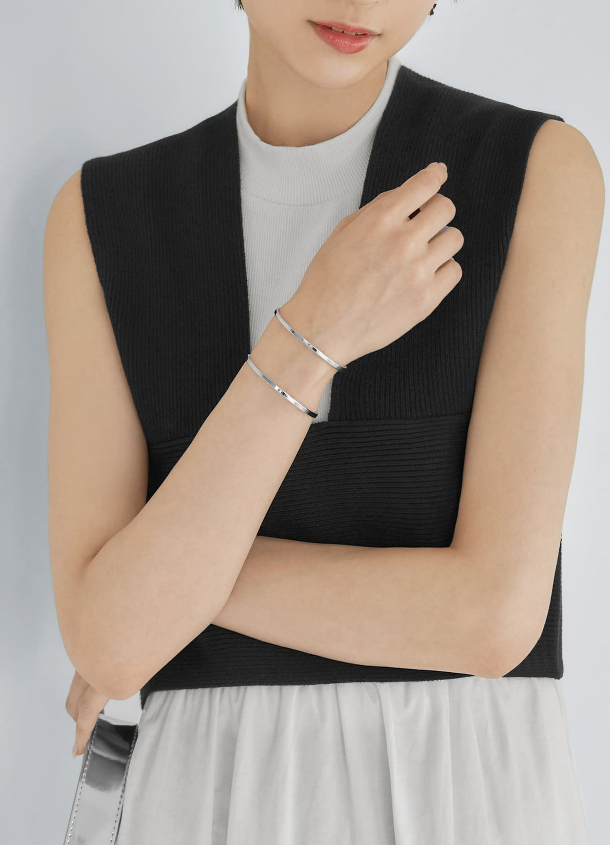 着用イメージ 168cm シルバー