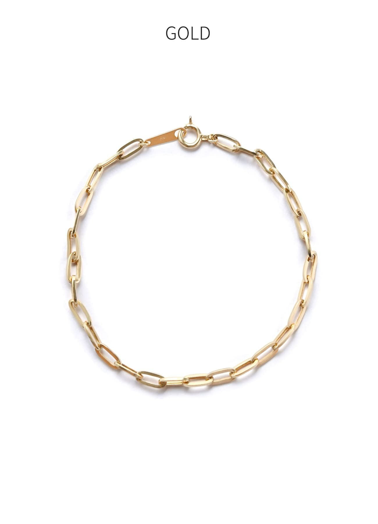 K10クリップチェーンブレスレット | おしゃれな大人レディース