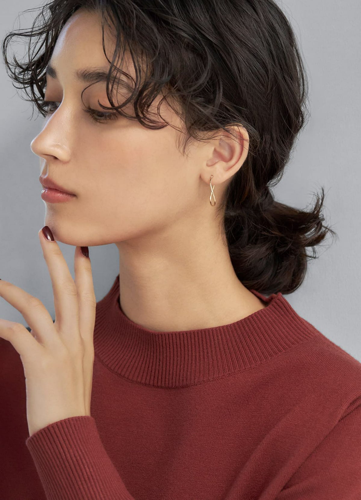 着用イメージ 167cm ゴールド