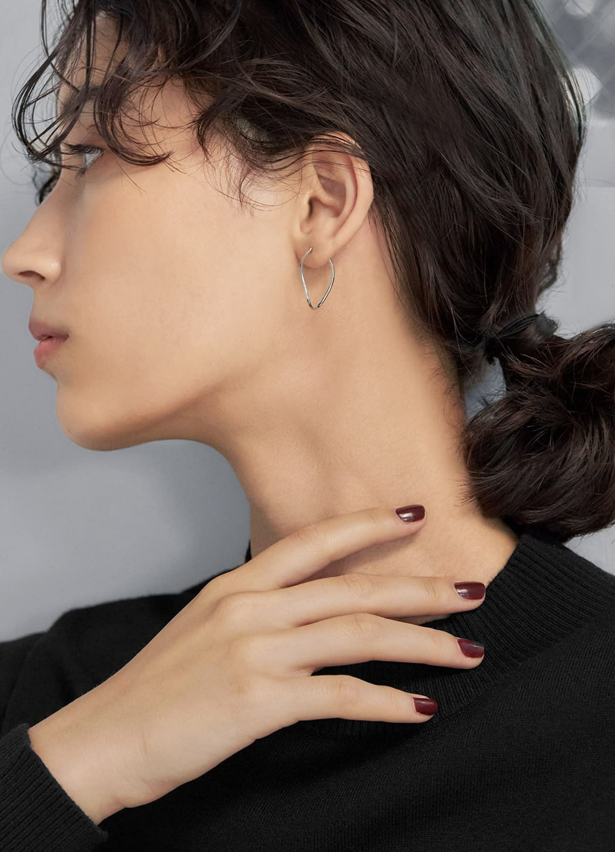 着用イメージ 167cm ホワイトゴールド