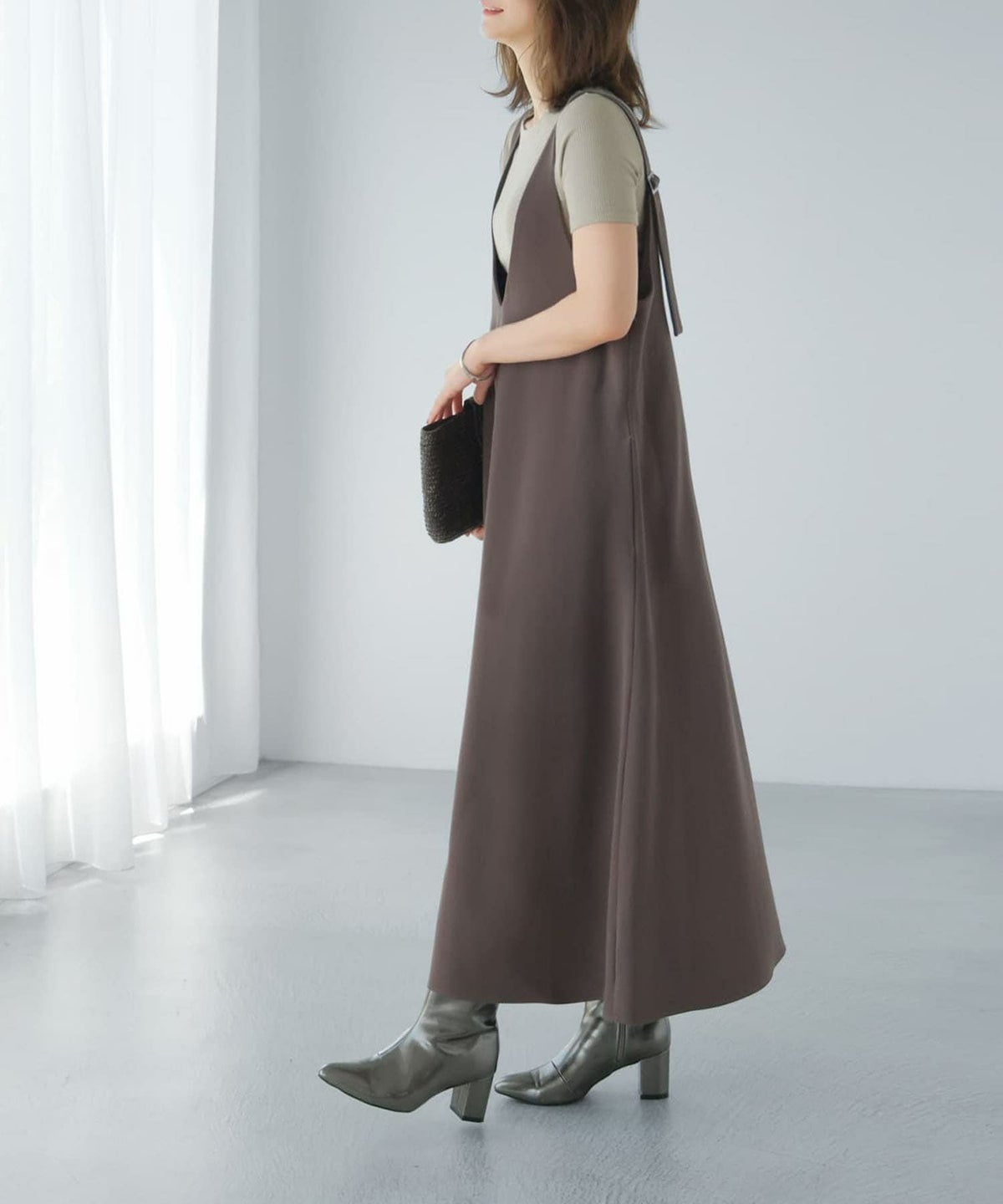 着用イメージ 165cm セピア 02サイズ