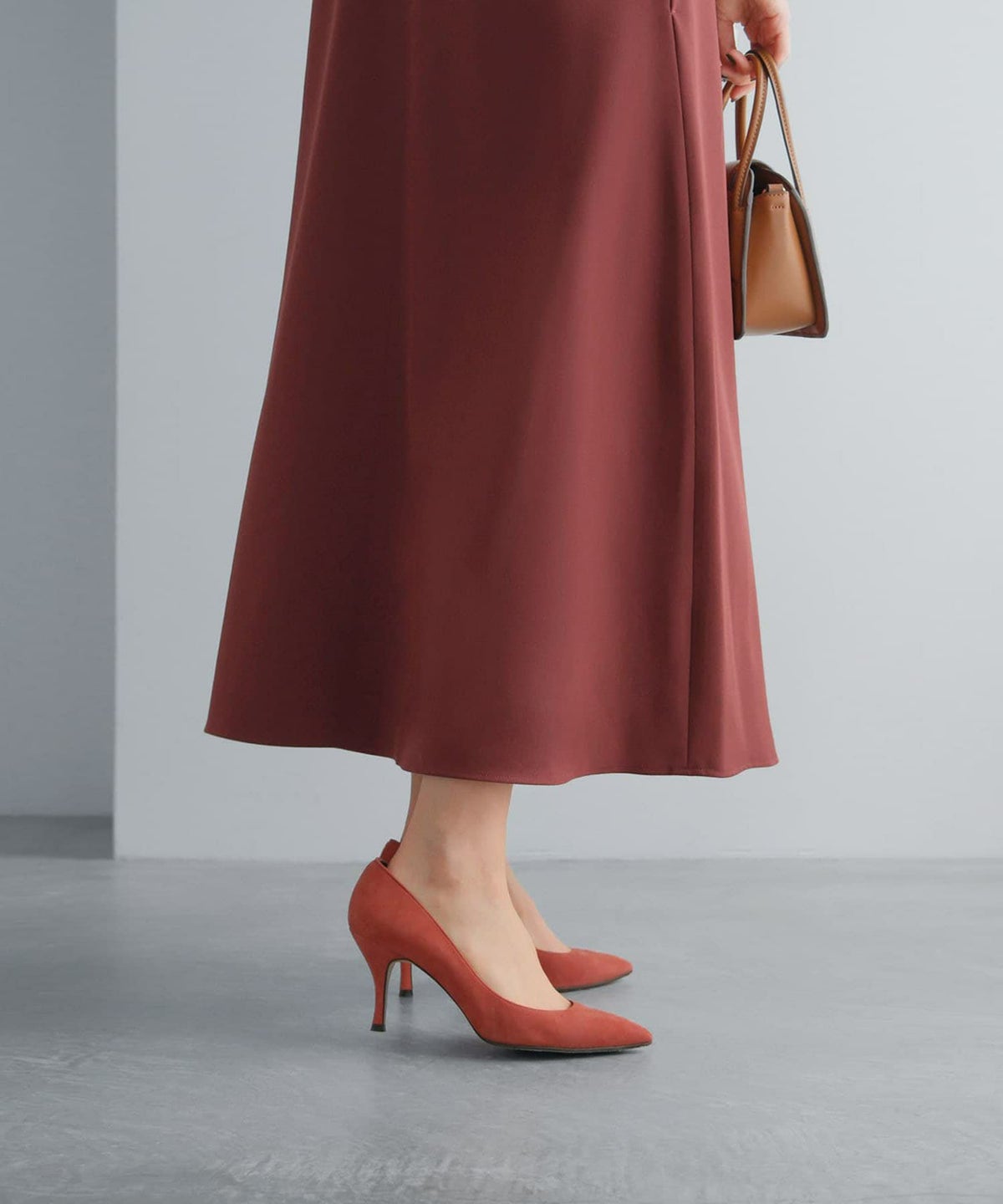 着用イメージ 168cm ルビーブラウン 02サイズ