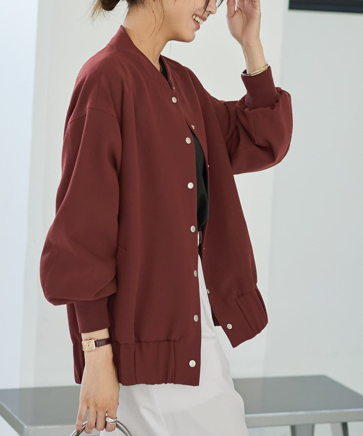 着用イメージ 166cm アカチャ