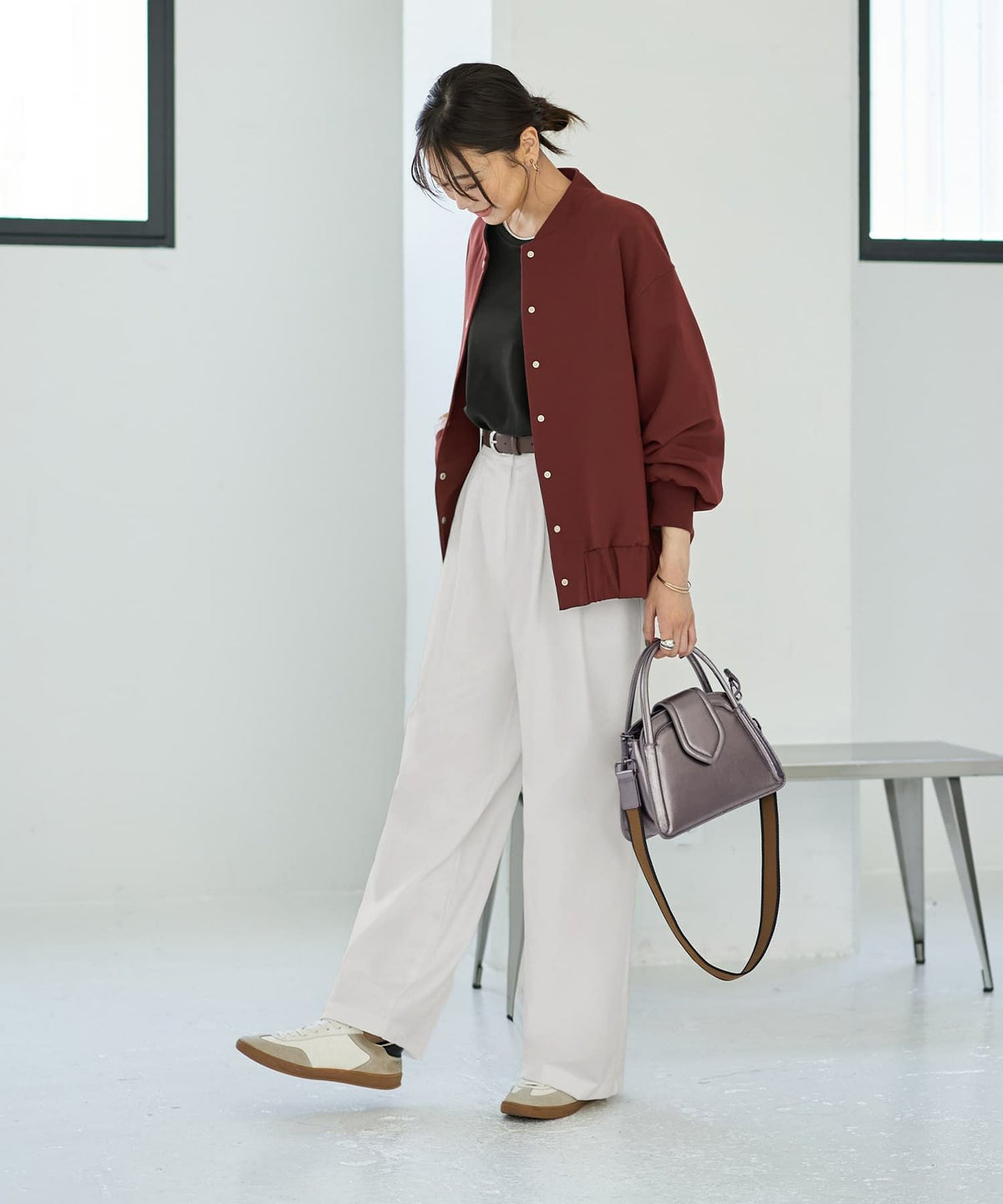 着用イメージ 166cm アカチャ