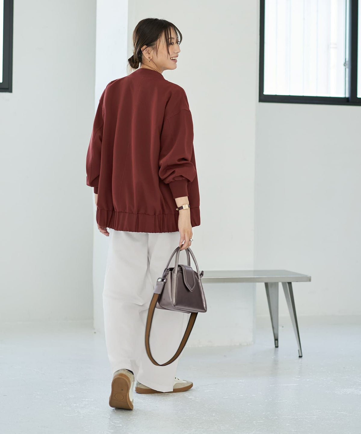 着用イメージ 166cm アカチャ