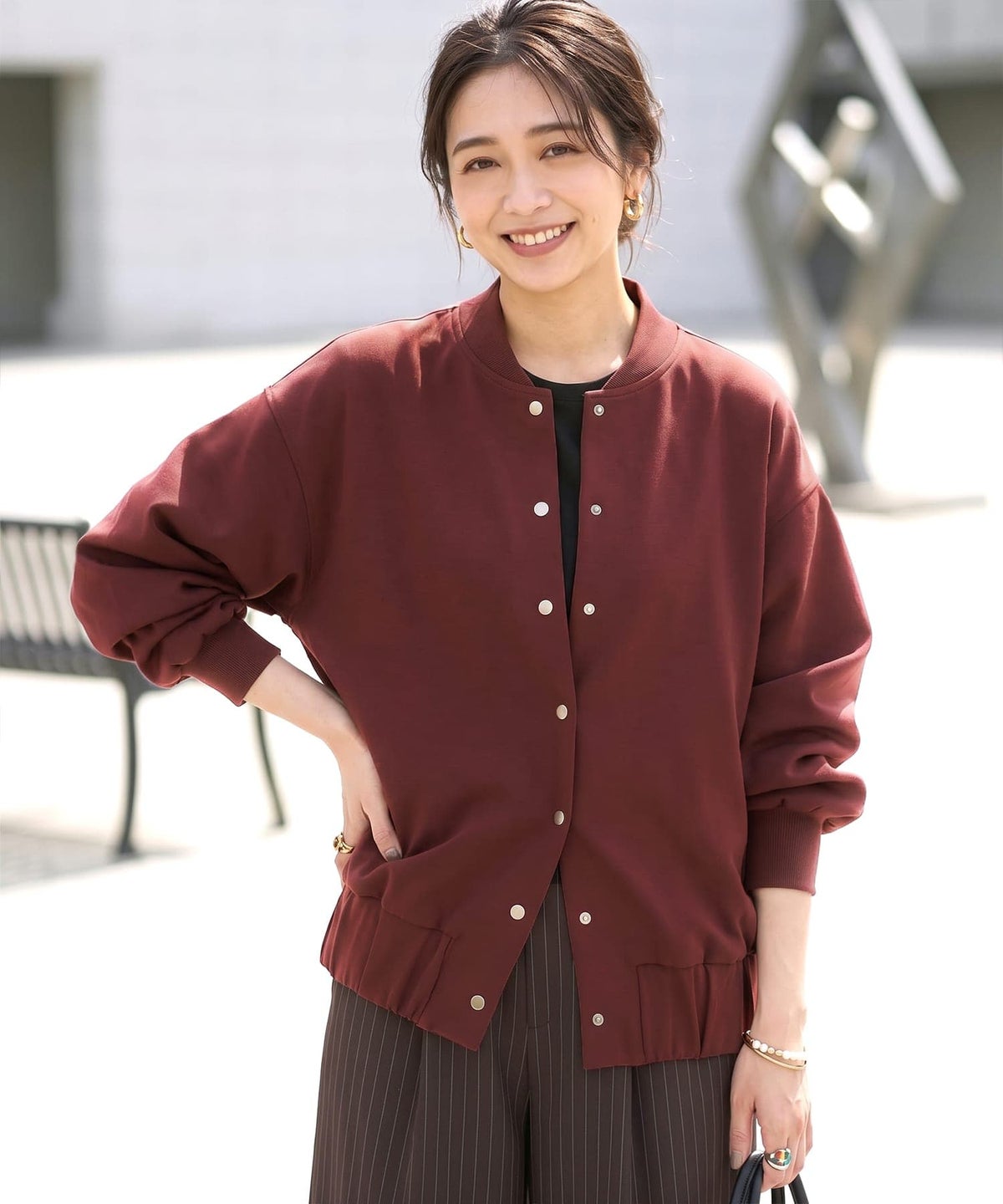 着用イメージ 163cm アカチャ