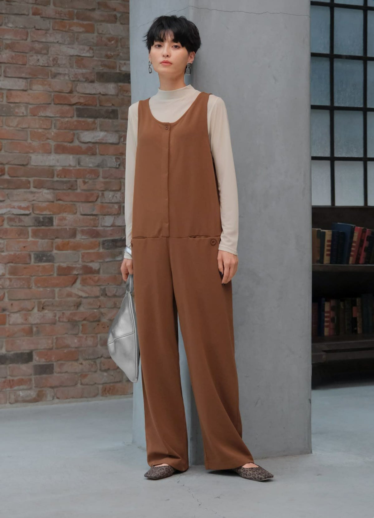 着用イメージ 165cm エクリュ