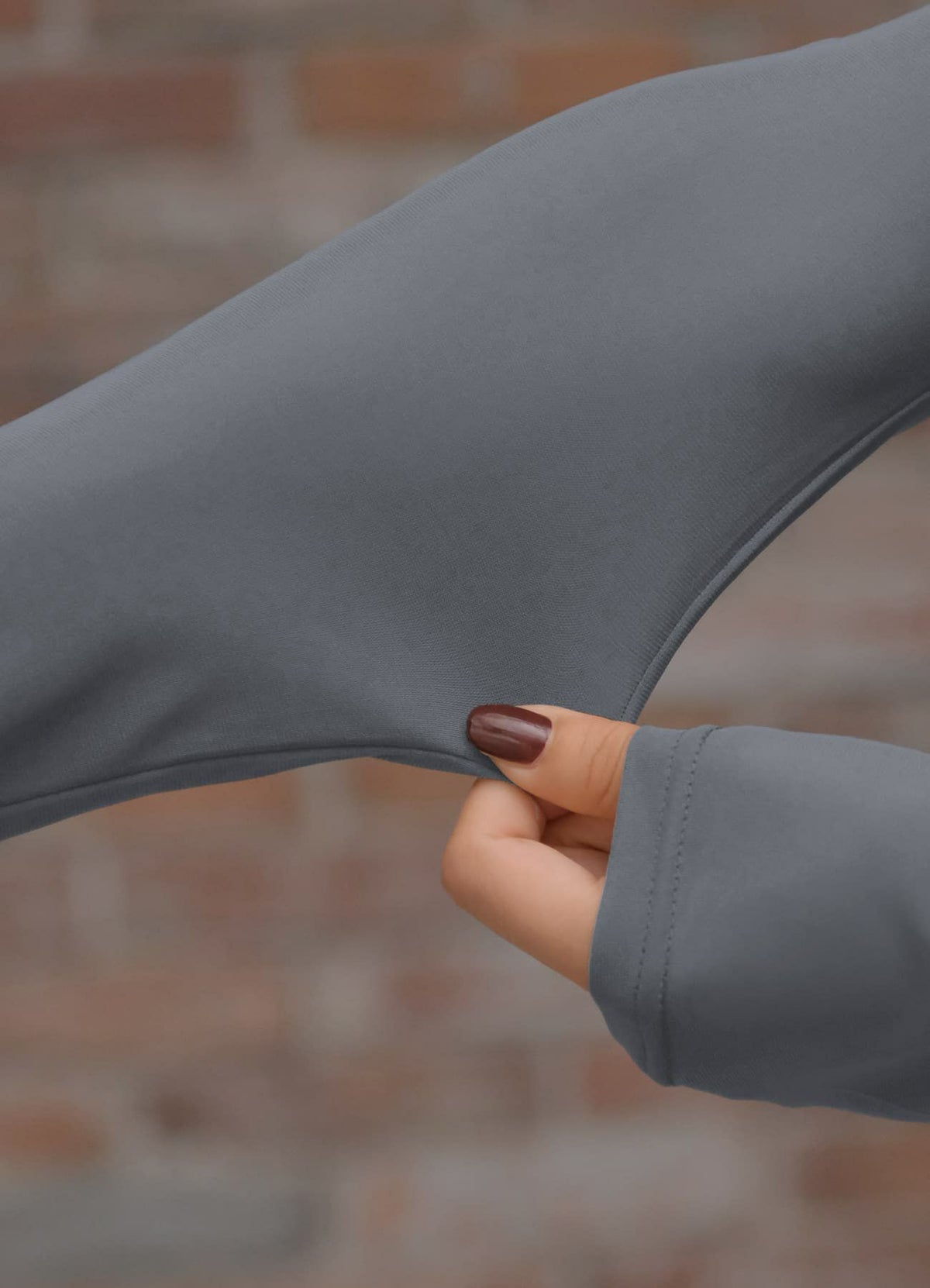 着用イメージ 165cm チャコール