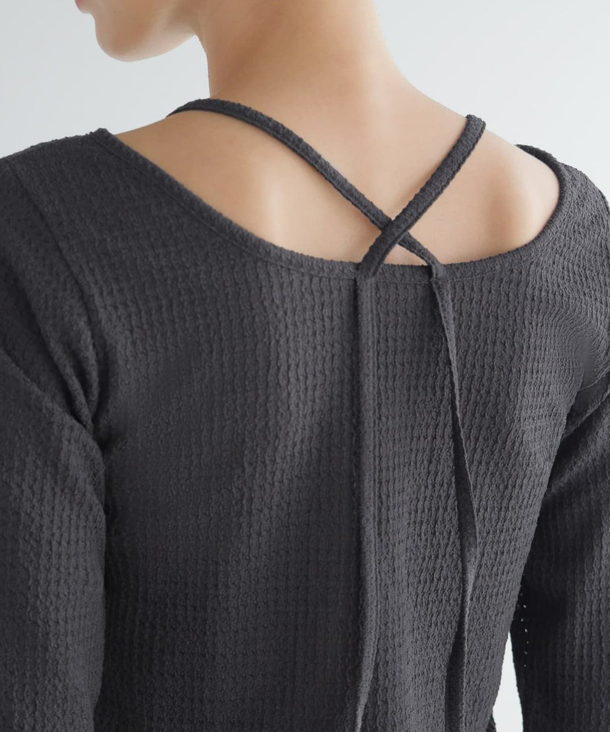 着用イメージ 167cm チャコール