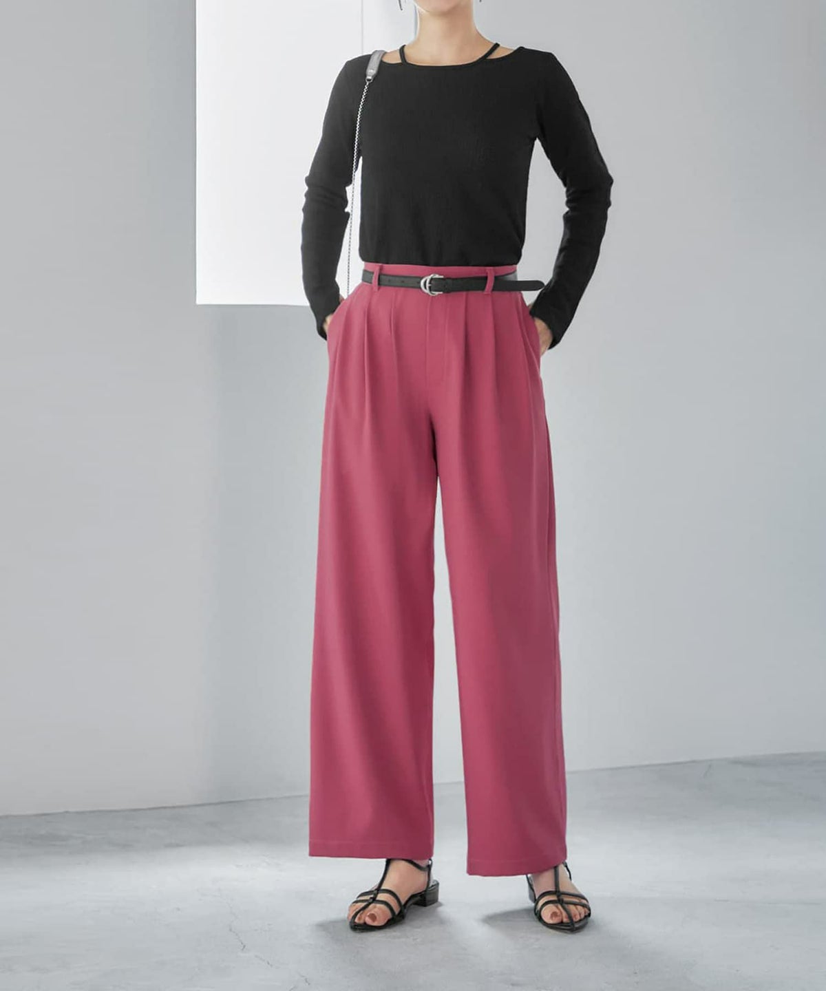 着用イメージ 165cm ブラック