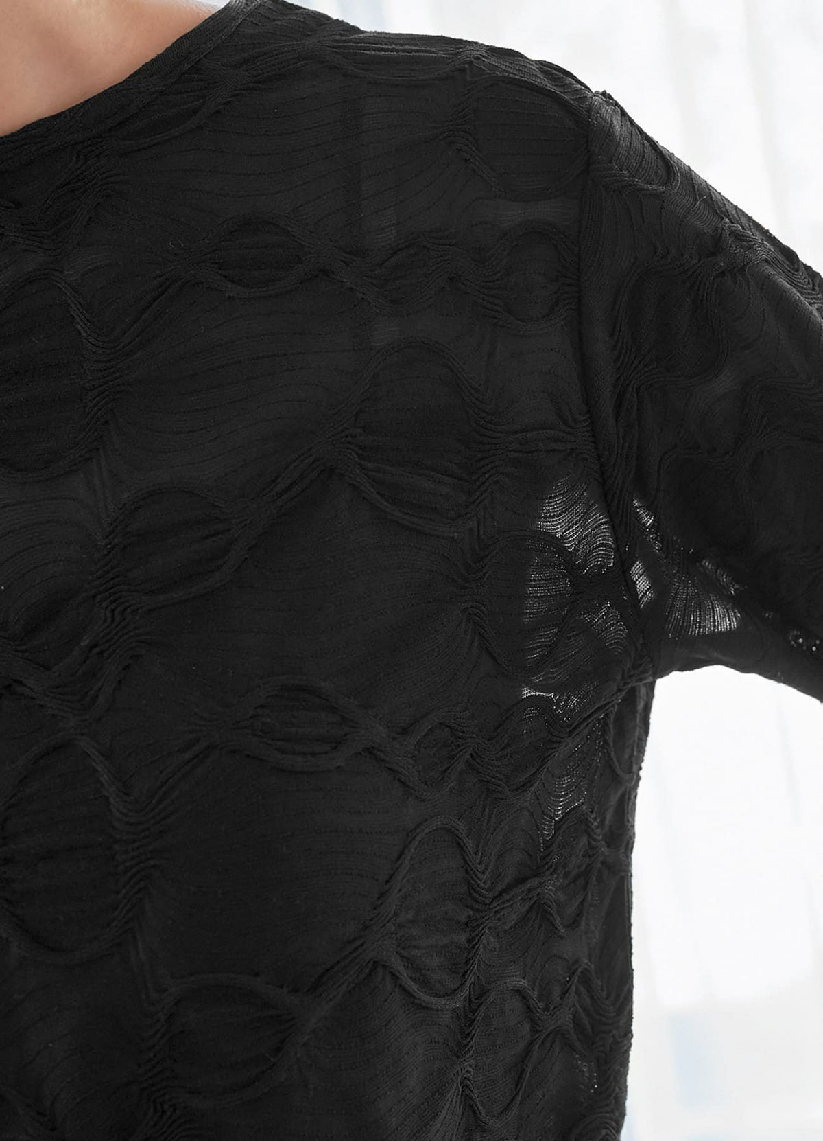 着用イメージ 165cm 着用サイズ S-M ブラック