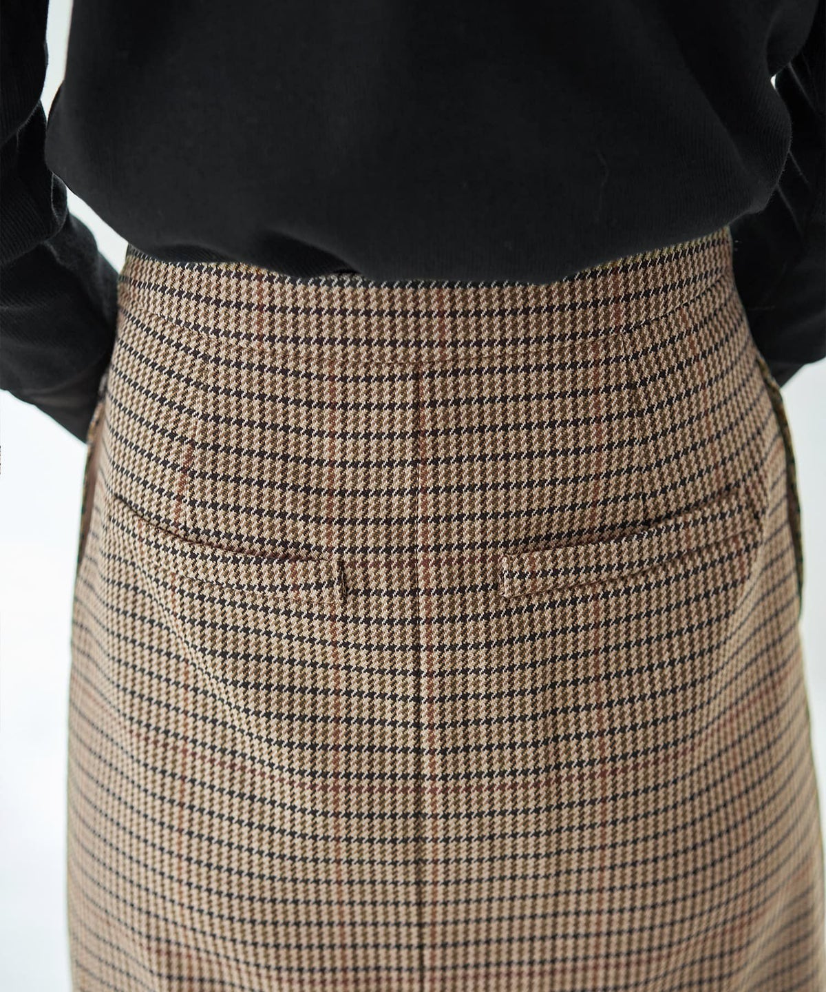 着用イメージ 166cm ベージュミックス Sサイズ