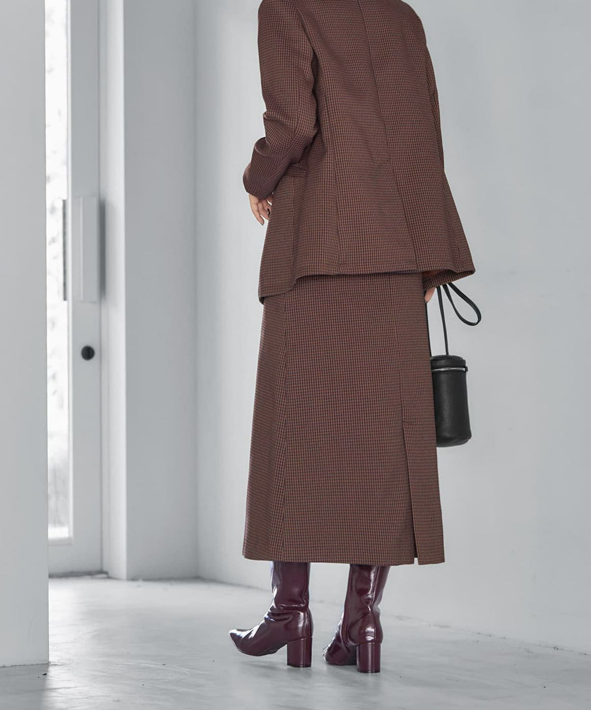 着用イメージ 165cm ブラウンミックス Sサイズ