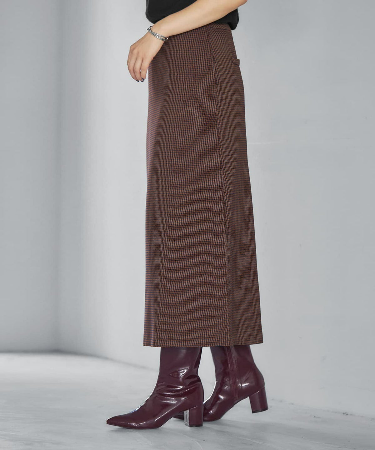 着用イメージ 165cm ブラウンミックス Sサイズ