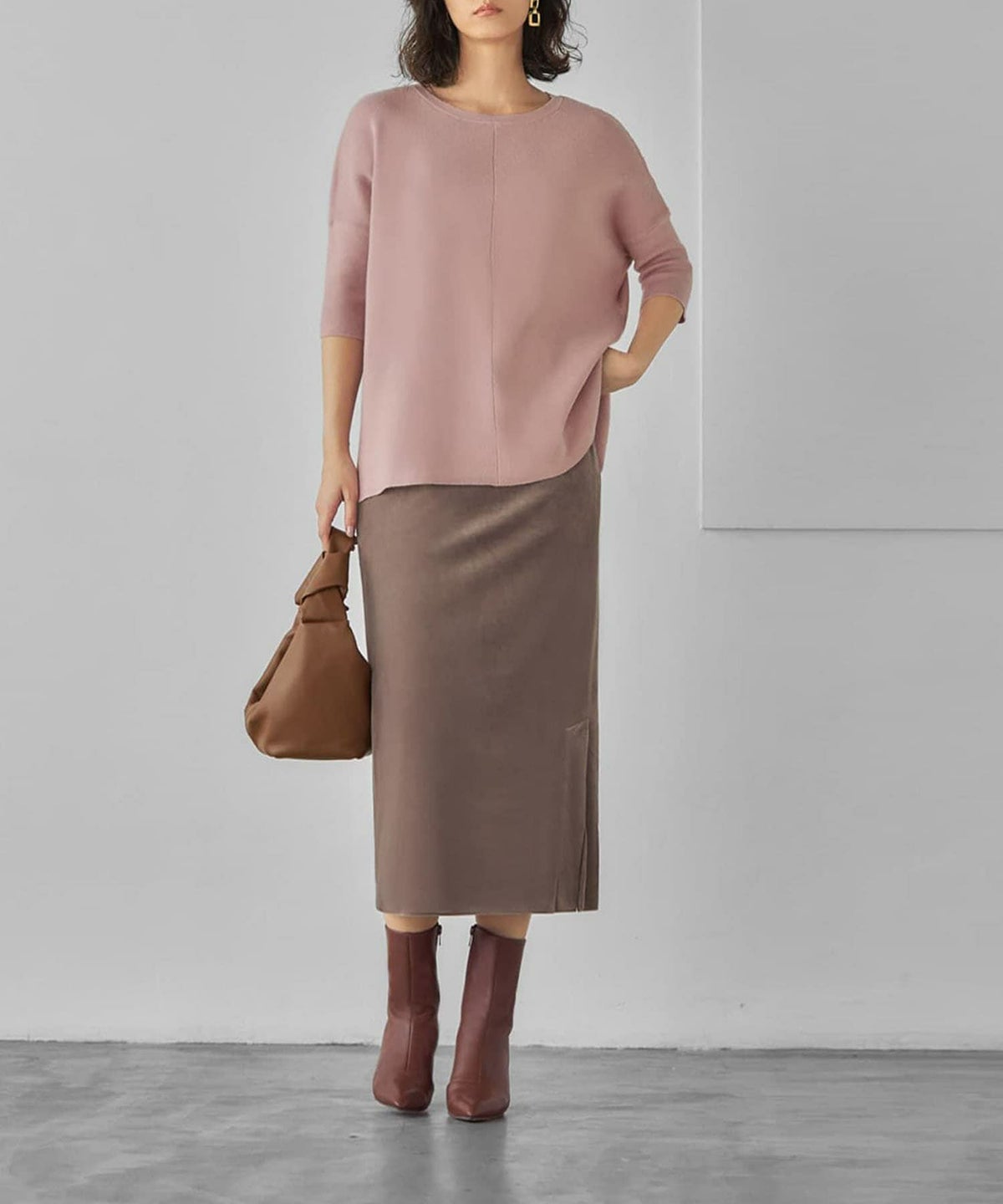 着用イメージ 165cm ピンク