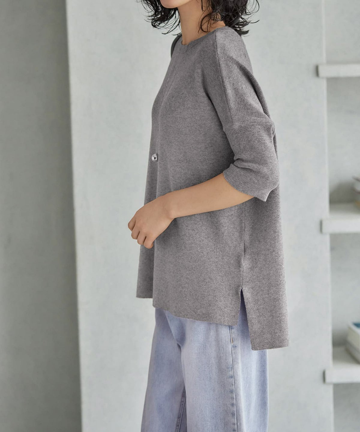 着用イメージ 165cm グレー
