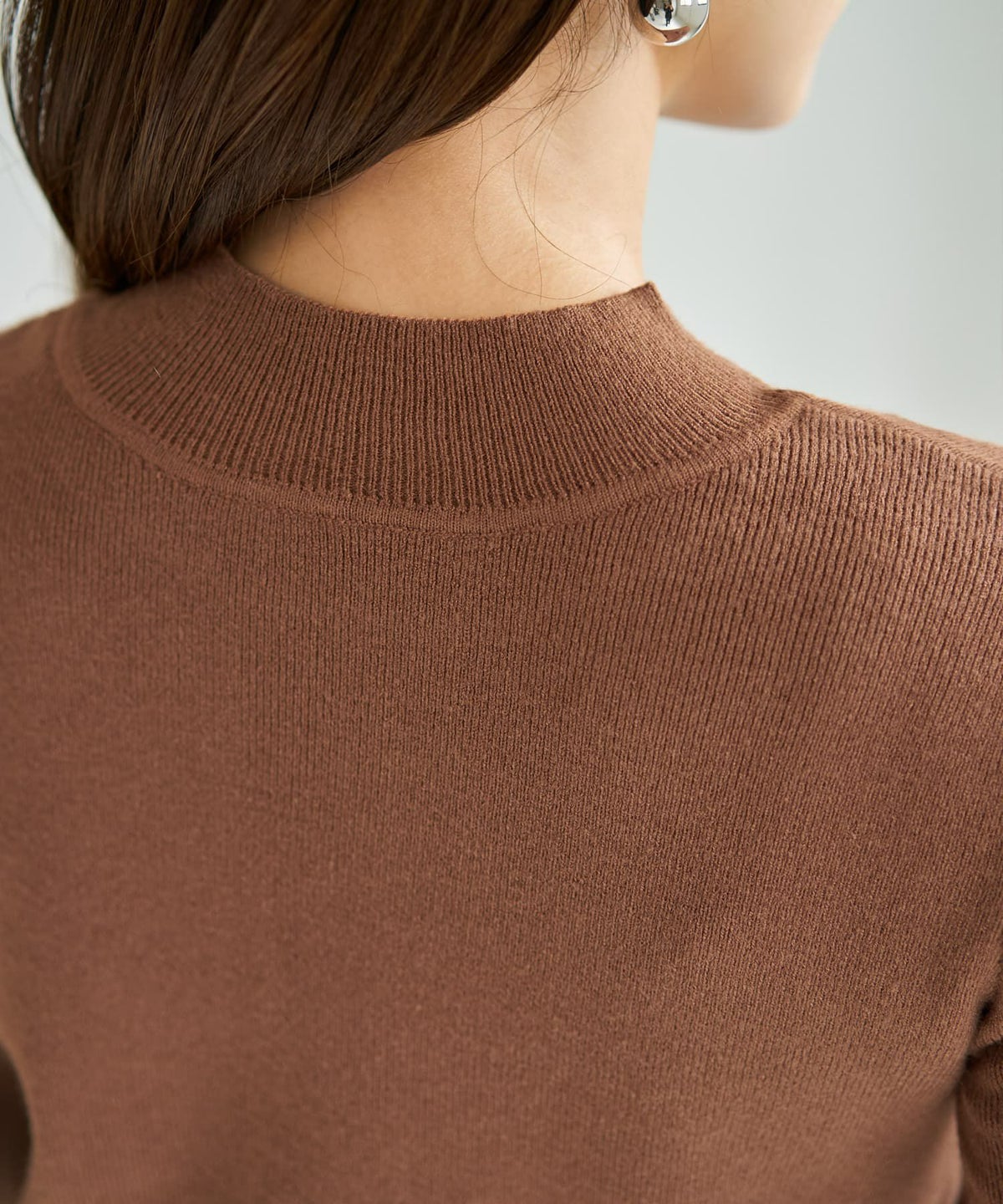 着用イメージ 166cm ライトブラウン