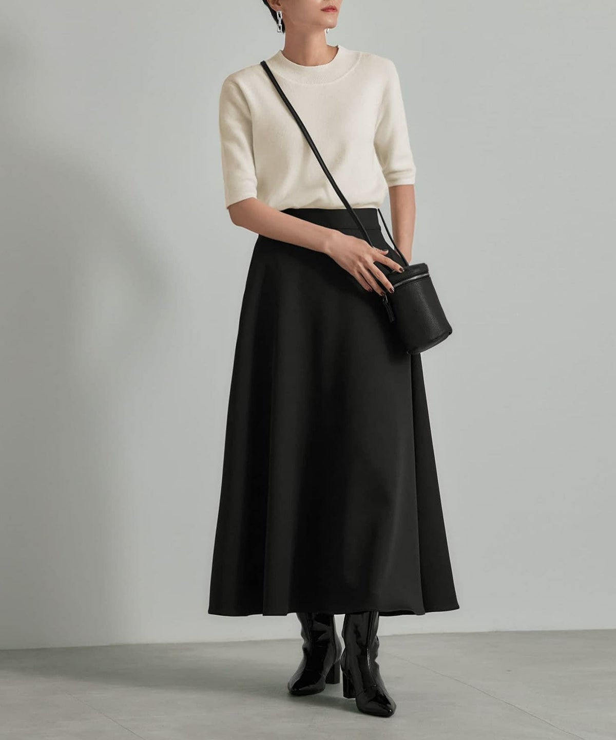 着用イメージ 165cm オフホワイト