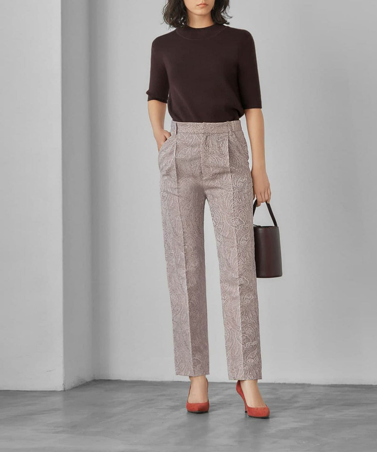 着用イメージ 165cm チョコレート