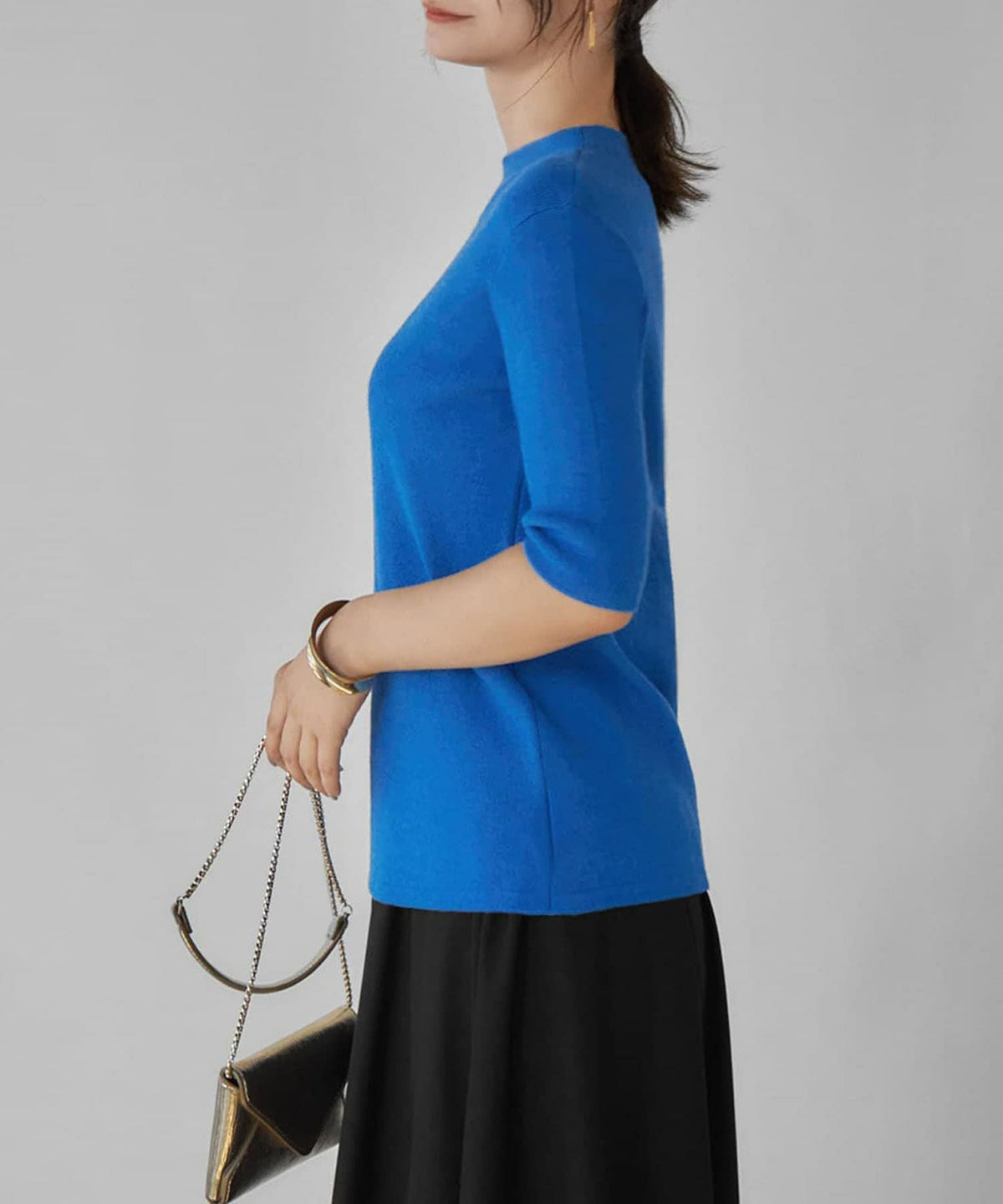 着用イメージ 165cm ブルー