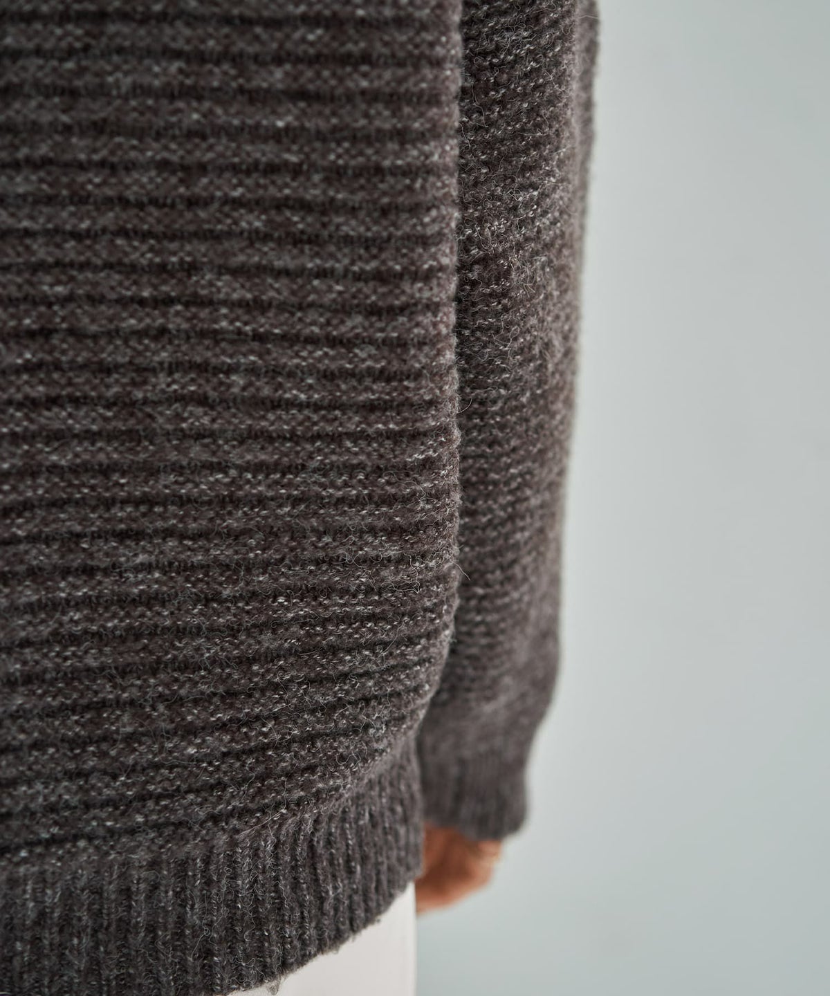 着用イメージ 166cm ダークブラウン